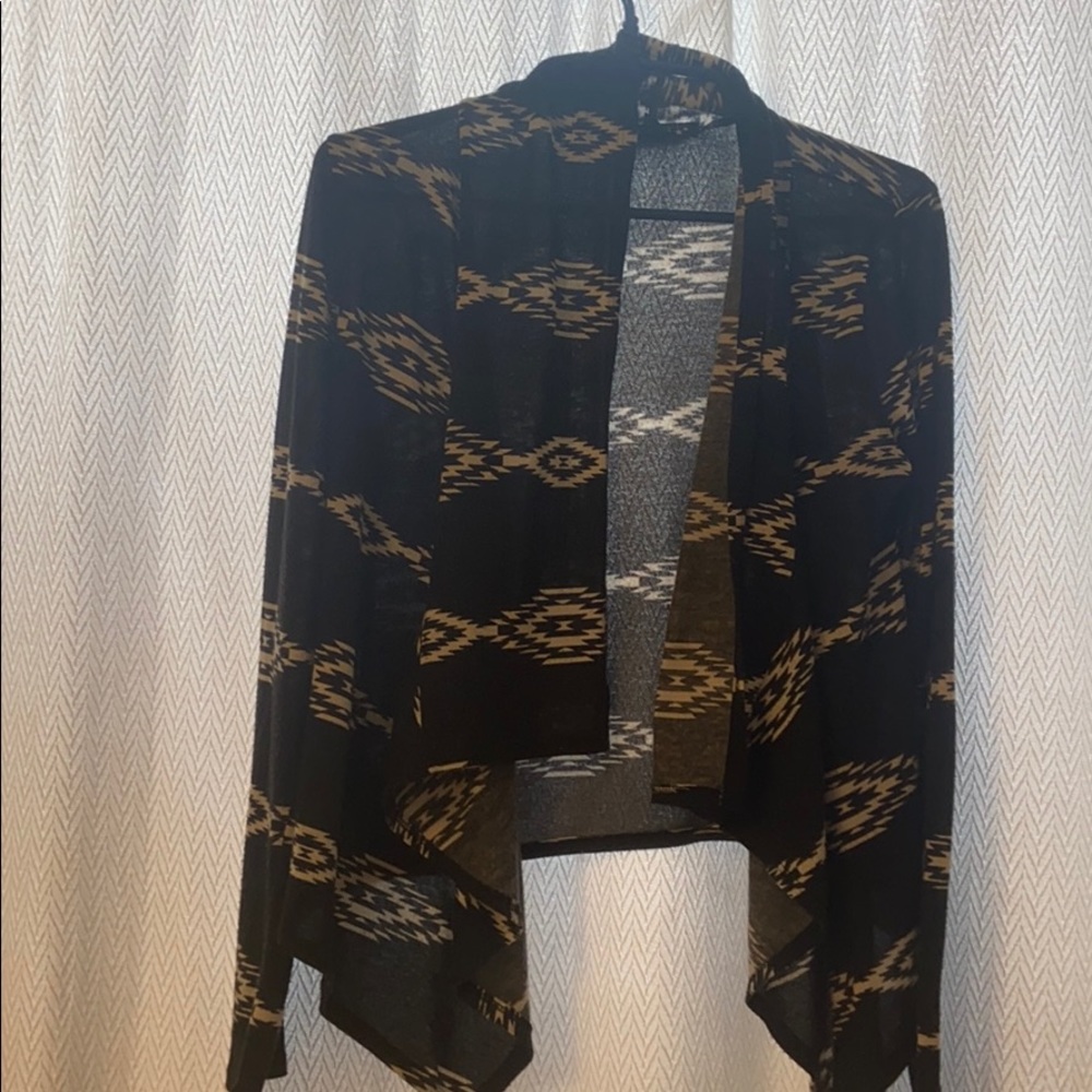 Black & white Aztec cardigan
